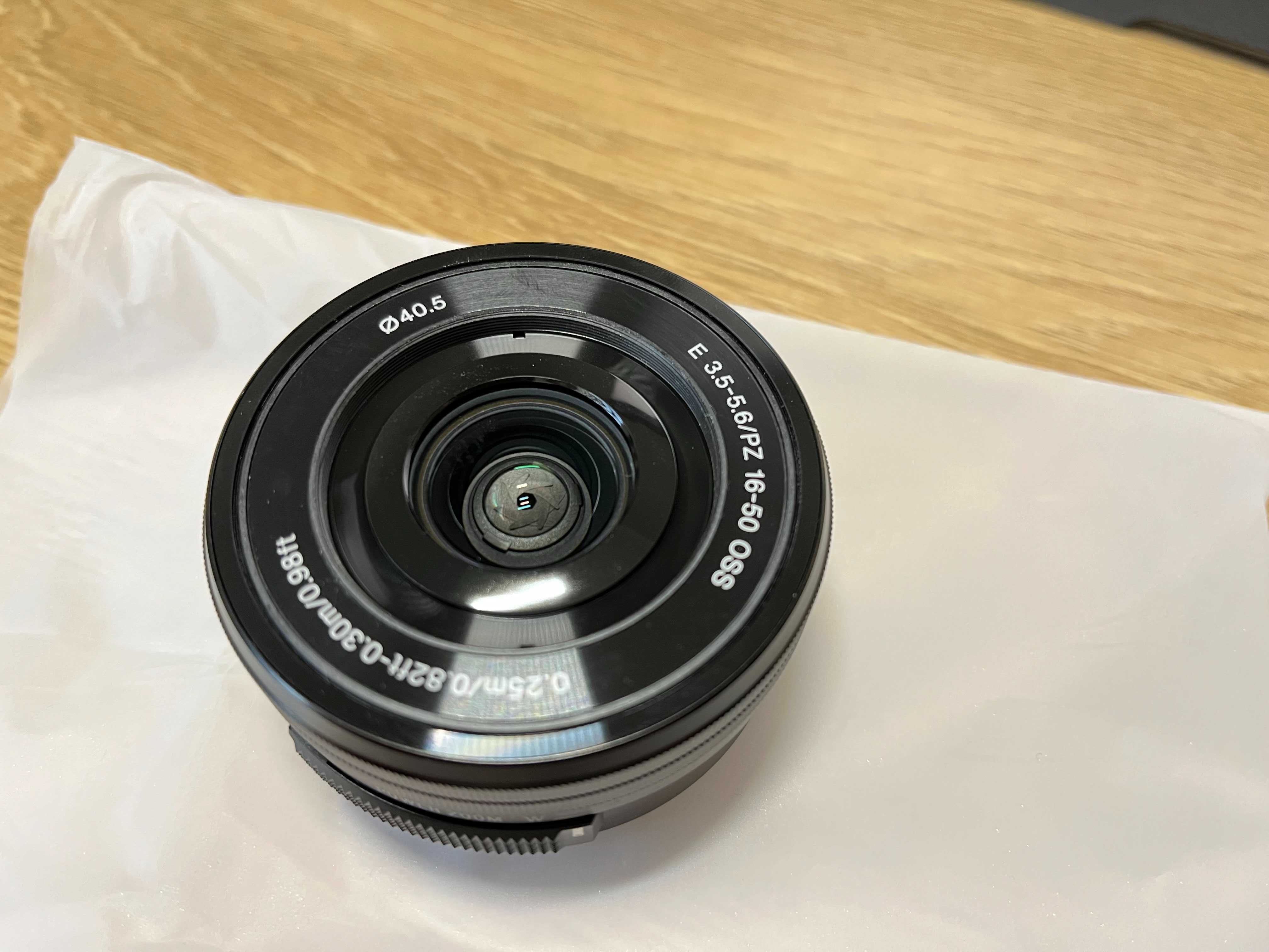 Obiektyw do aparatu Sony SEL-P f/3,5-5,6 16-50mm czarny SELP1650 NOWY