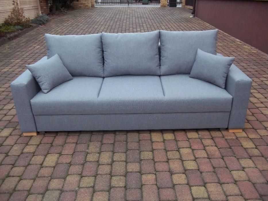 Kanapa-150 cm szerokie spanie/sprężyny bonell/pojemnik