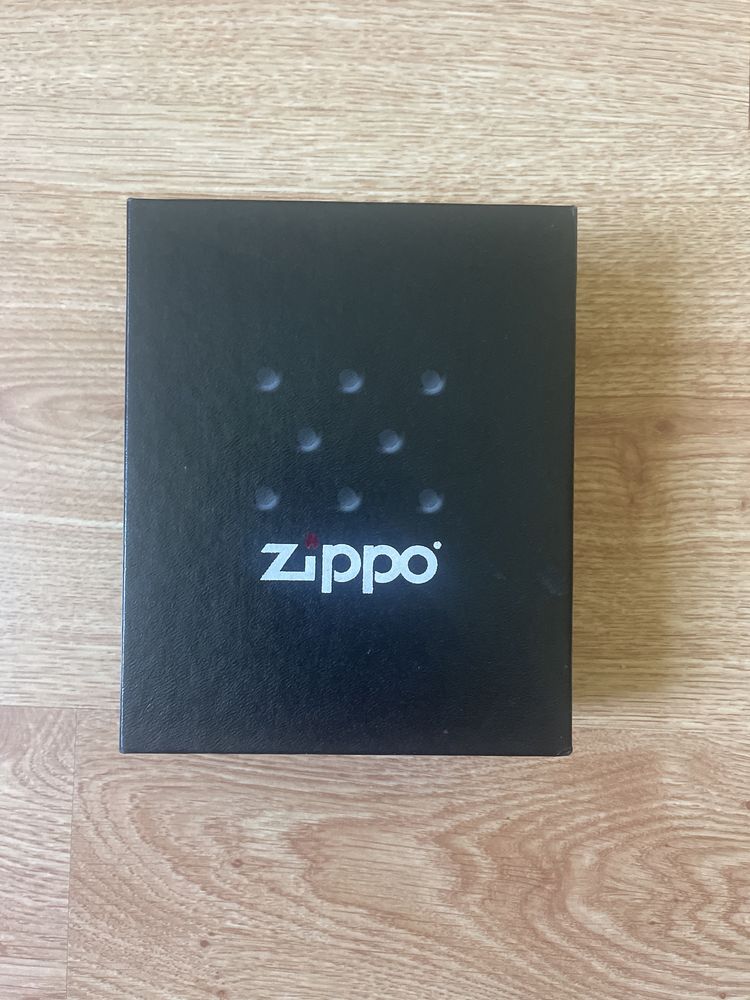 Zippo zapalniczka zestaw popielniczka