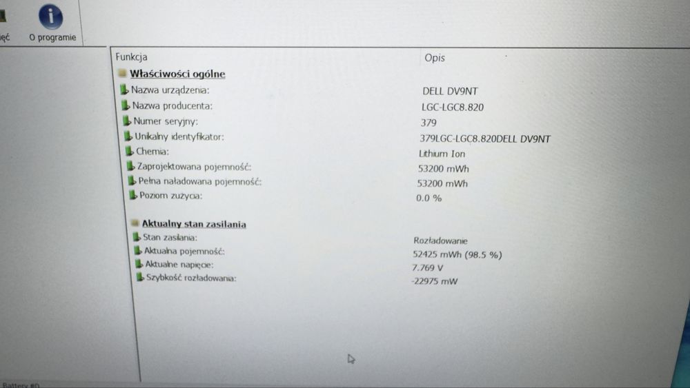 Dell Latitiude 5580 i5-6300U, 8Gb Ram, Dysk 240G, Nowa Bateria !