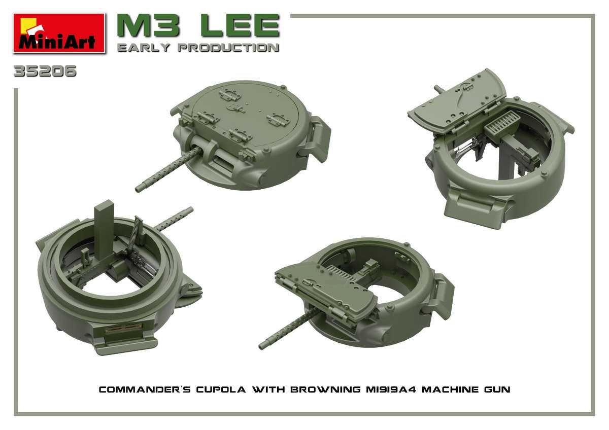 Сборная модель американского танка. M3 LEE с полным интерьером