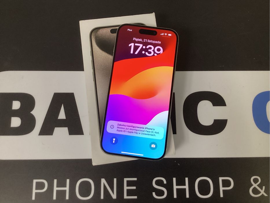 Sklep Apple Iphone 15 Pro 128gb natural bateria 88%