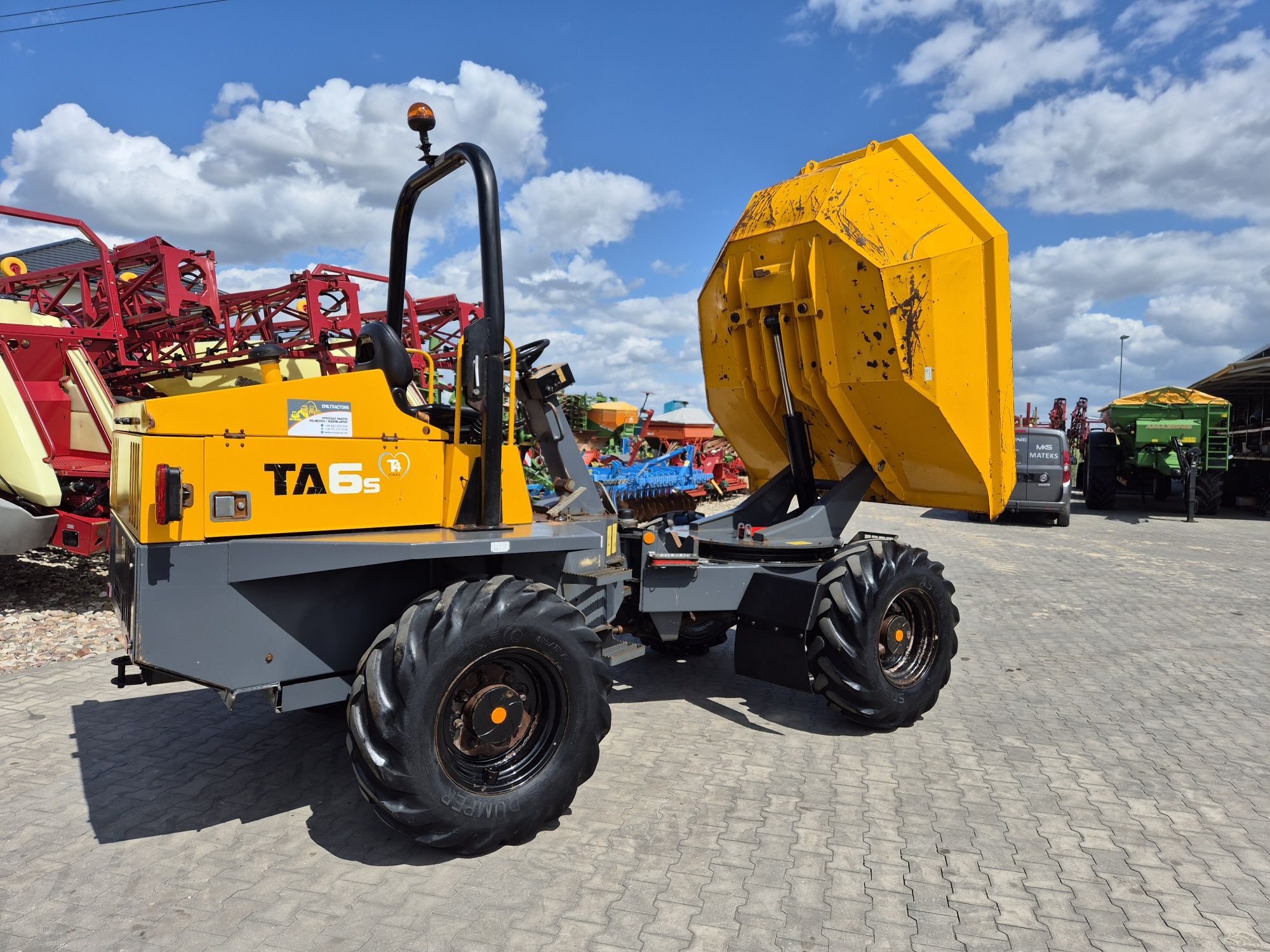 Wozidło obrotowe Terex 6 ton 2100hBenford Sprowadzone Transport