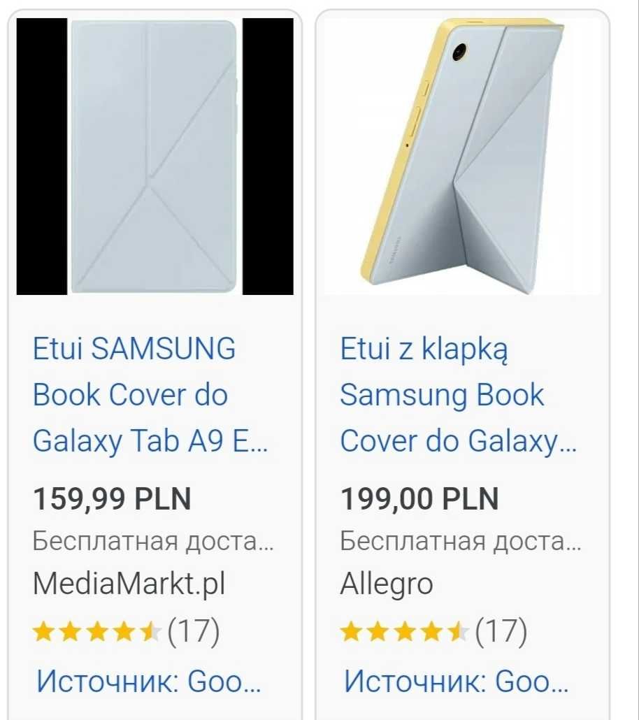 Samsung Galaxy Tab A9+11"8/128 GB czarny+etui book Cover+rysik Dash 4