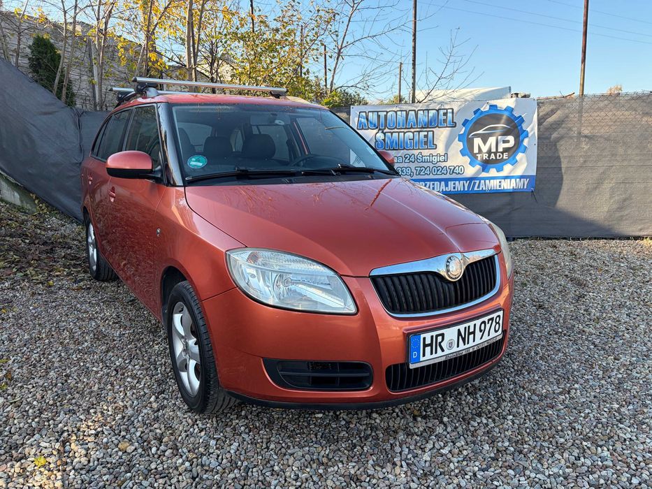 Skoda Fabia 1.6 benzyna 2009r.134tys.km. OPŁACONY! NAVI 2komplety kół