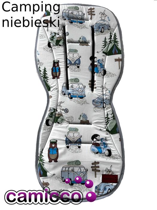 Wkładka PREMIUM do wózka spacerowego z BAWEŁNĄ wkładki spacerówki