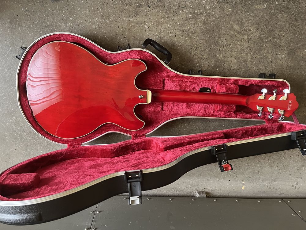 Ibanez AS73-TCD Transparent Cherry Red gitara elektryczna plus case