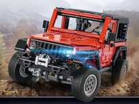 LEGO 1в1 конструктор JEEP джип автомобиль  внедорожник 1287шт блоков