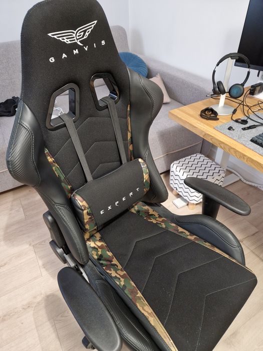 Krzesło Gamvis Expert Zielony Camo