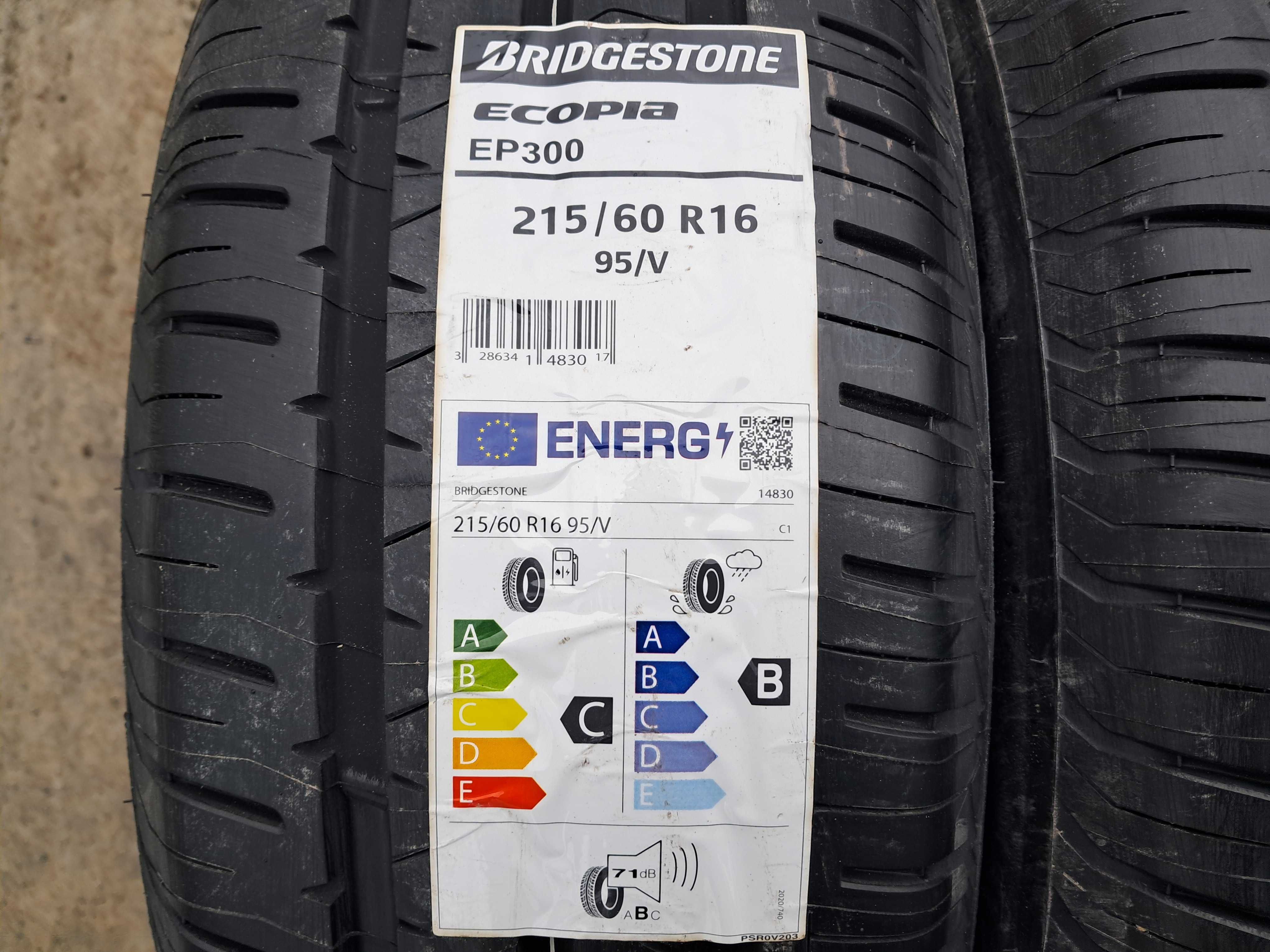 Резина літо НОВА Bridgestone 215/60 R16 Ecopia EP300 2022р.