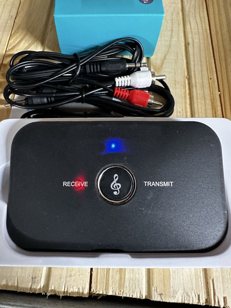 Bluetooth аудіо ресівер/трансмітер, 2в1, АКБ, приймач/передавач звуку