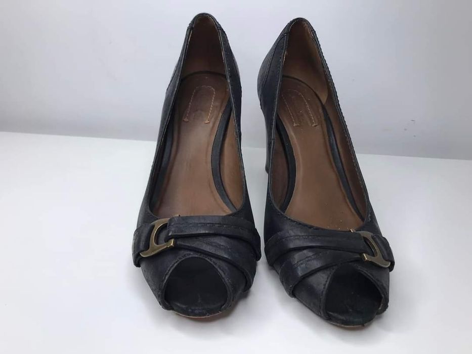 Czółenka skórzane Massimo Dutti Rozmiar 38