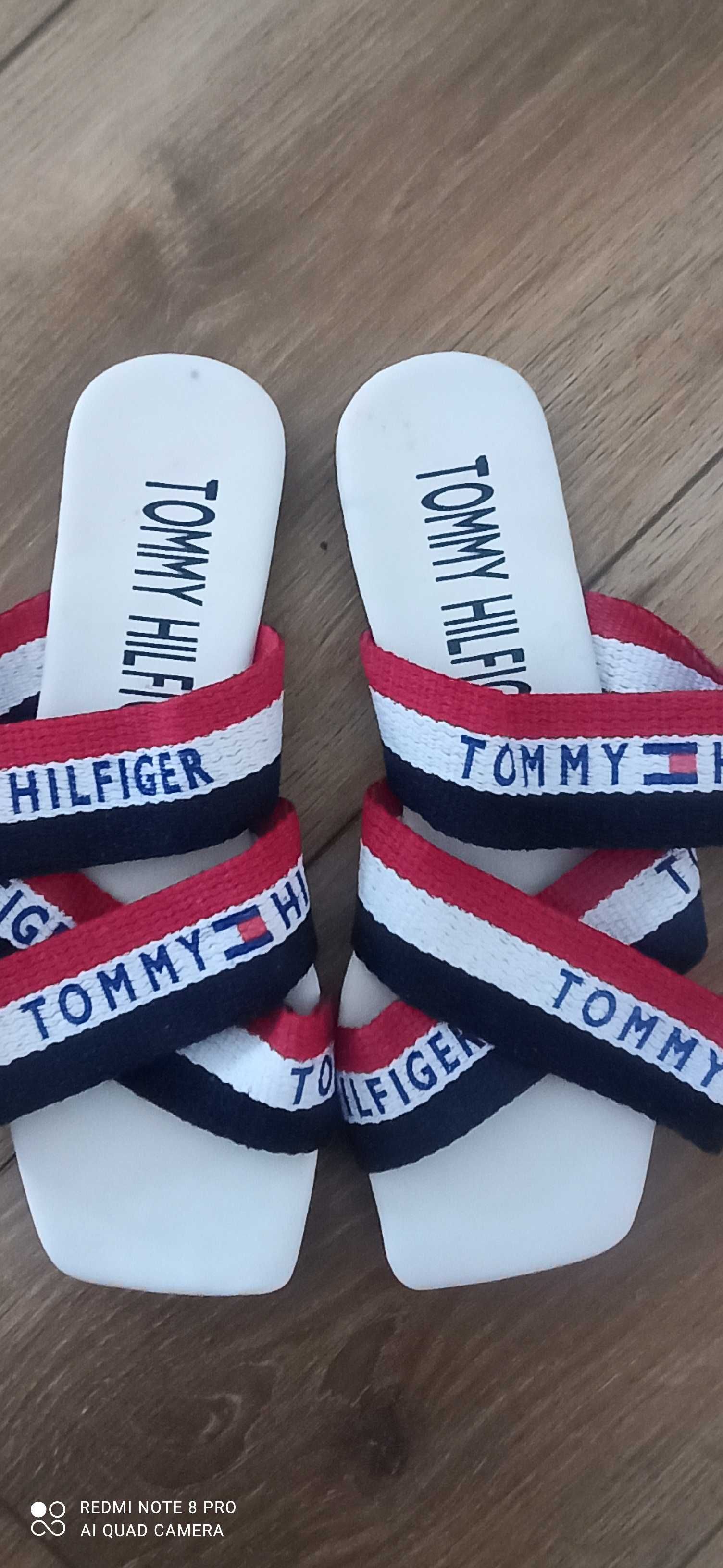 Nowe klapki damskie tommy hilfiger r41