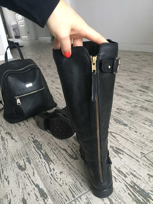 Сапоги ботинки натуральная кожа