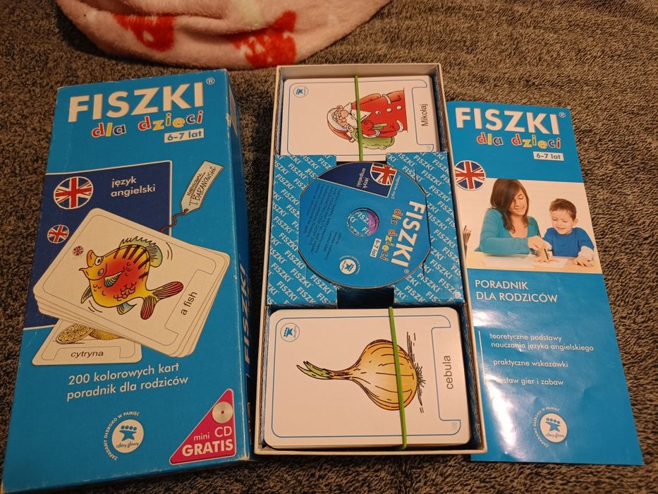 Fiszki dla dzieci 6-7 lat język angielski