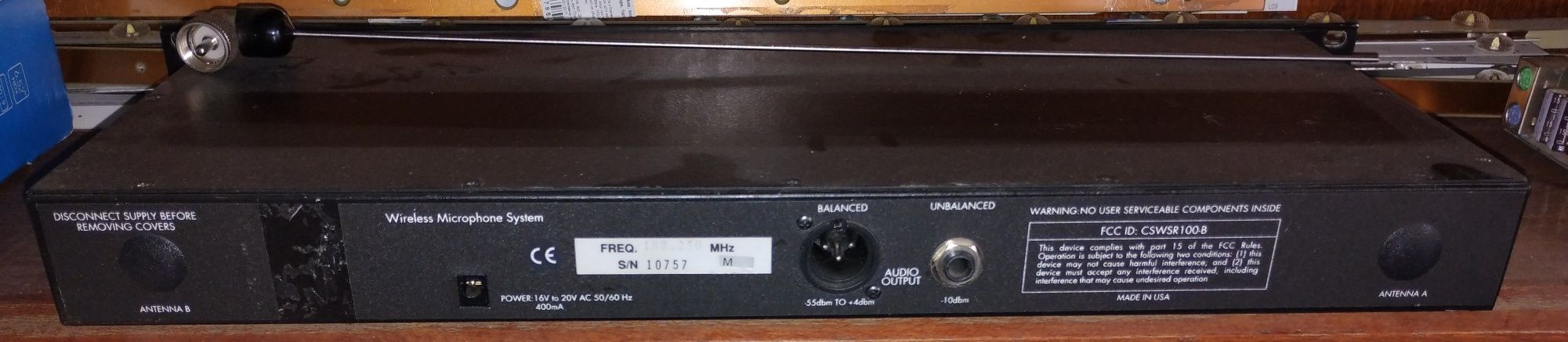 База ресивер радиомикрофона качество CSWSR100