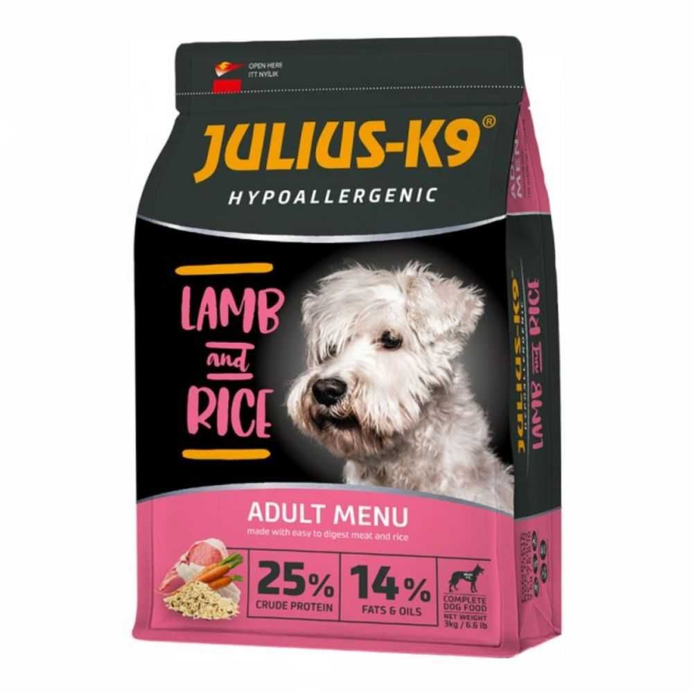 Сухий корм для собак Julius-K9 Premium, Гіпоалерг, Ягня та рис,12 кг