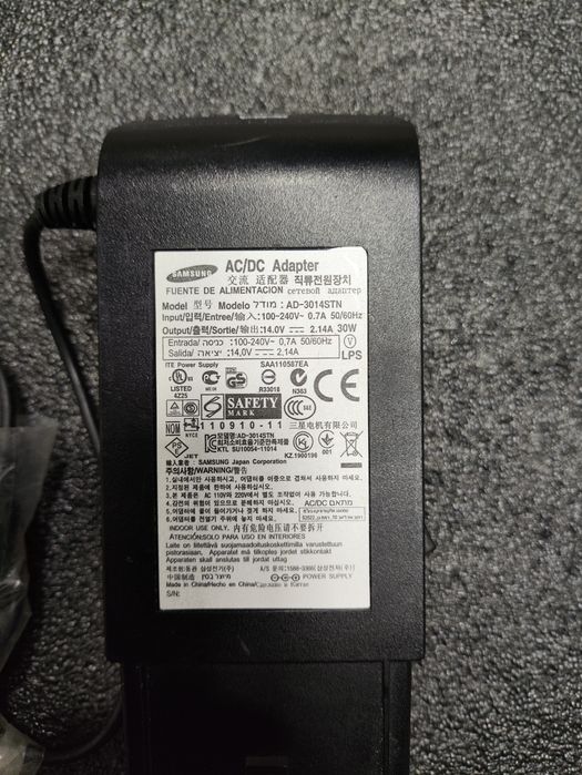 Блок живлення (адаптер) Samsung AD-3014STN 14В 2.14А Новий
