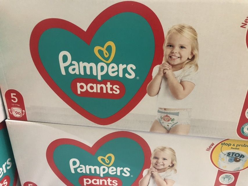Трусики Pampers pants 5 (12-17кг) 96шт Польша