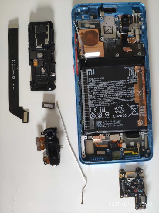 Mi 9T / 9T pro części, bateria, kamera, głośnik, taśma