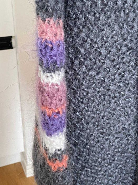 Кофта/жакет мохеровая ручной работы