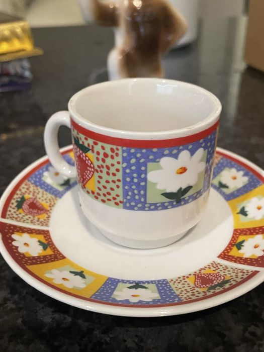 Кавовий поруеляновий /фарфоровий сервіз , Японія . 1980-90рок.