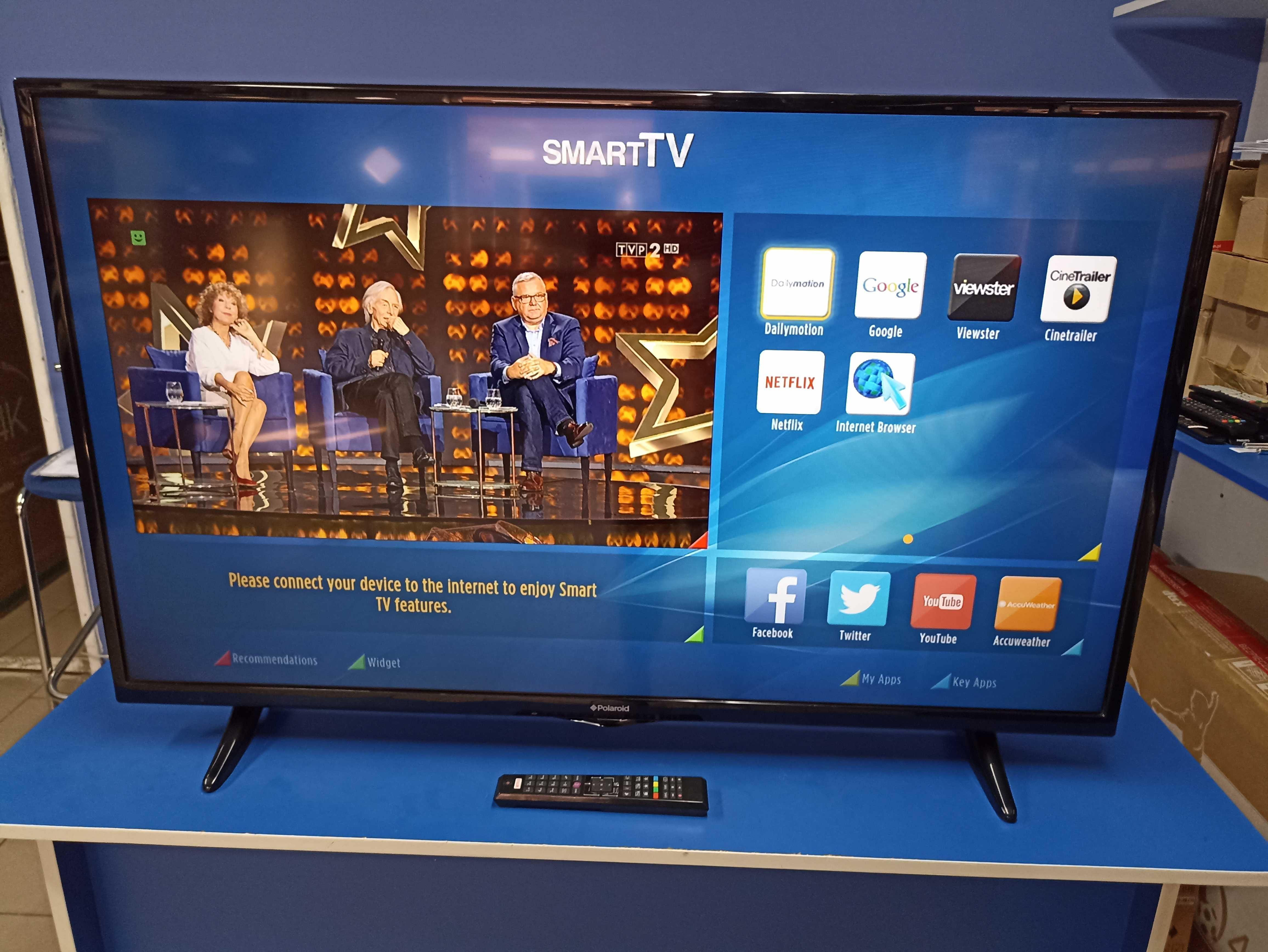 HIT LED 50 Polaroid Smart TV Netflix YouTube Bluetooth OKAZJA!