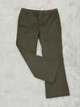 Massimo Dutti r. L khaki eleganckie damskie spodnie szerokie