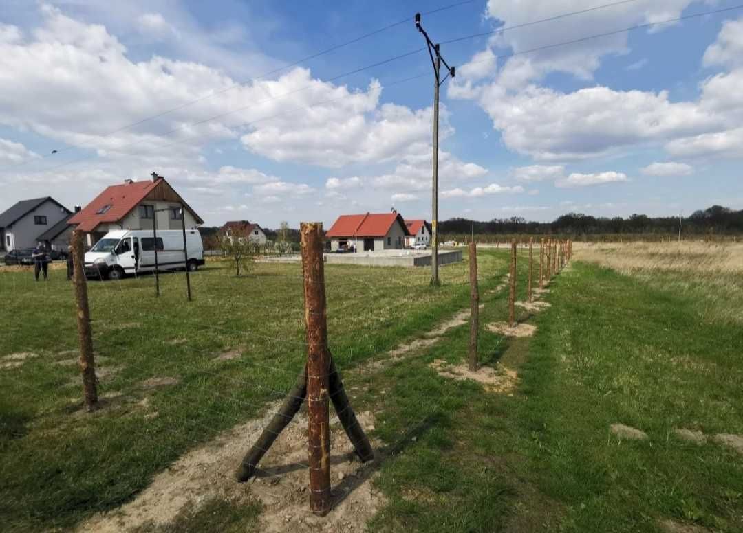 Ogrodzenia tymczasowe budowlane betonowe Płot siatka leśna