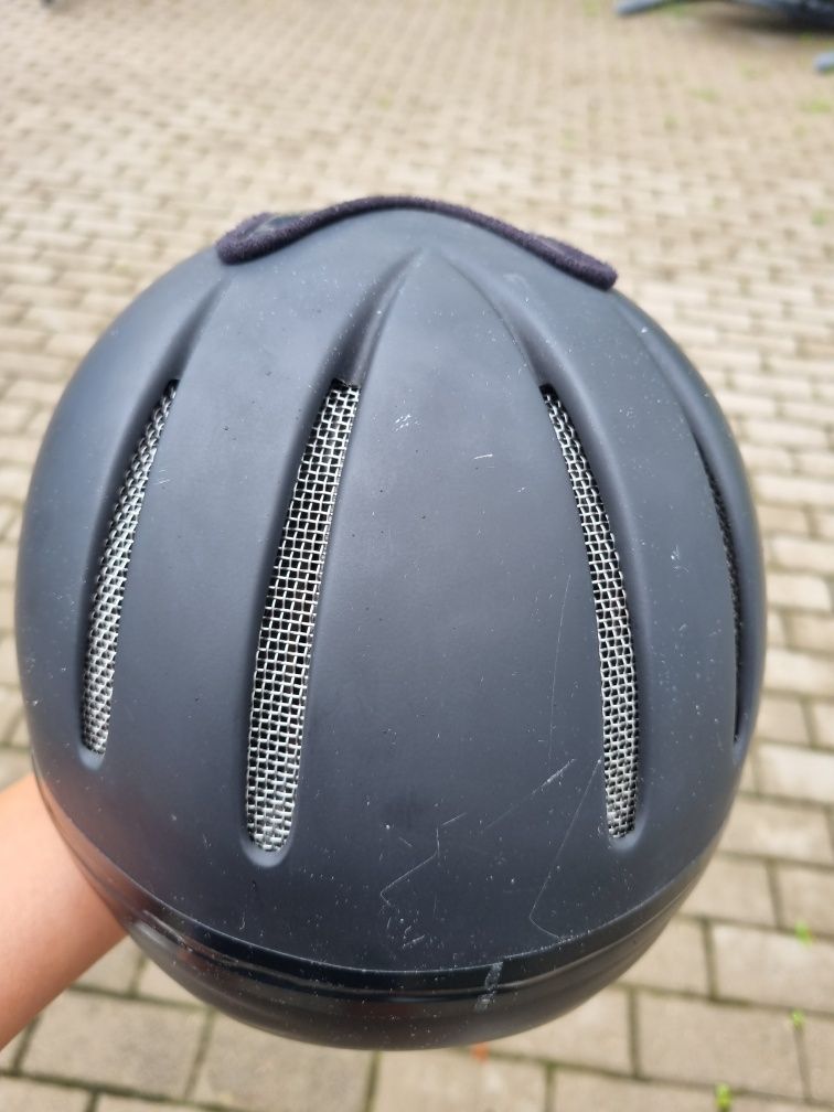 Czarny Kask covalliero rozmiar : 50-54 cm