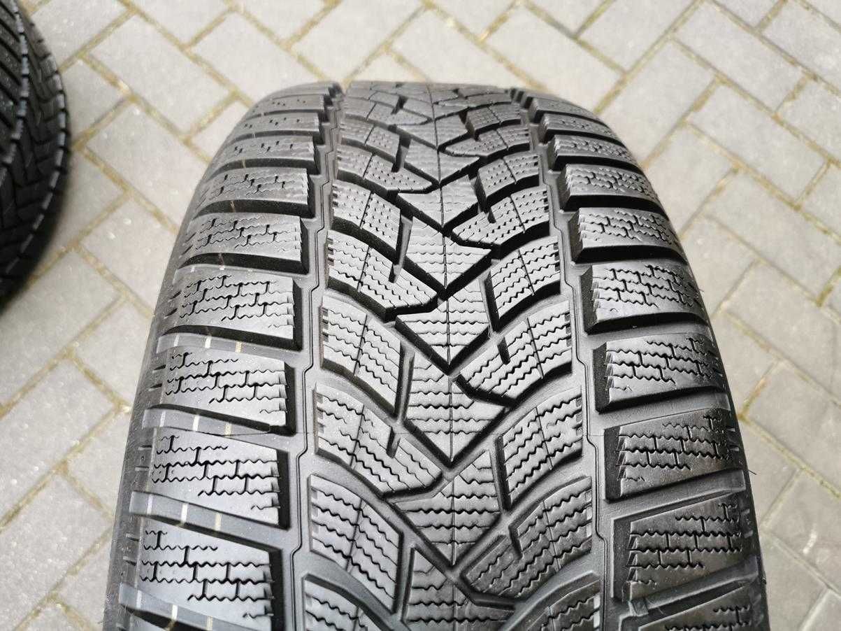 225/55 95H R16 DUNLOP Winter Sport5 8mm Opony ZIMOWE jak NOWE 4szt