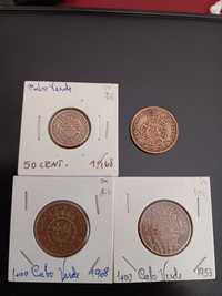 Moedas de Cabo  Verde ,em bronze