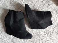Buty damskie botki przejsciowe koturna