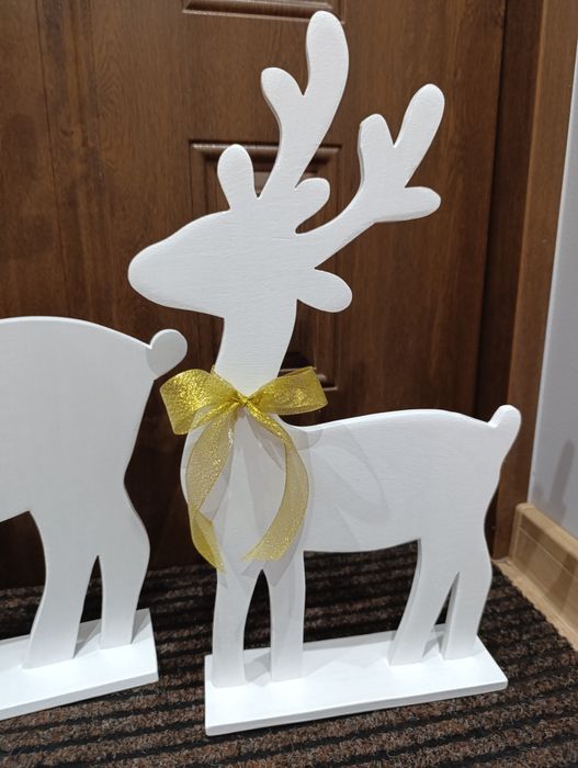 Jelonki jelenie drewniane ozdoba świąteczna ze sklejki