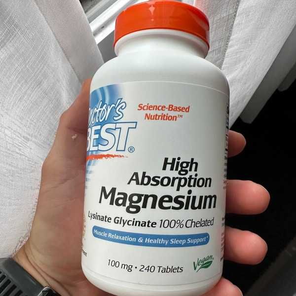 Хелатный магний магній хелат Doctor's Best, 240таб