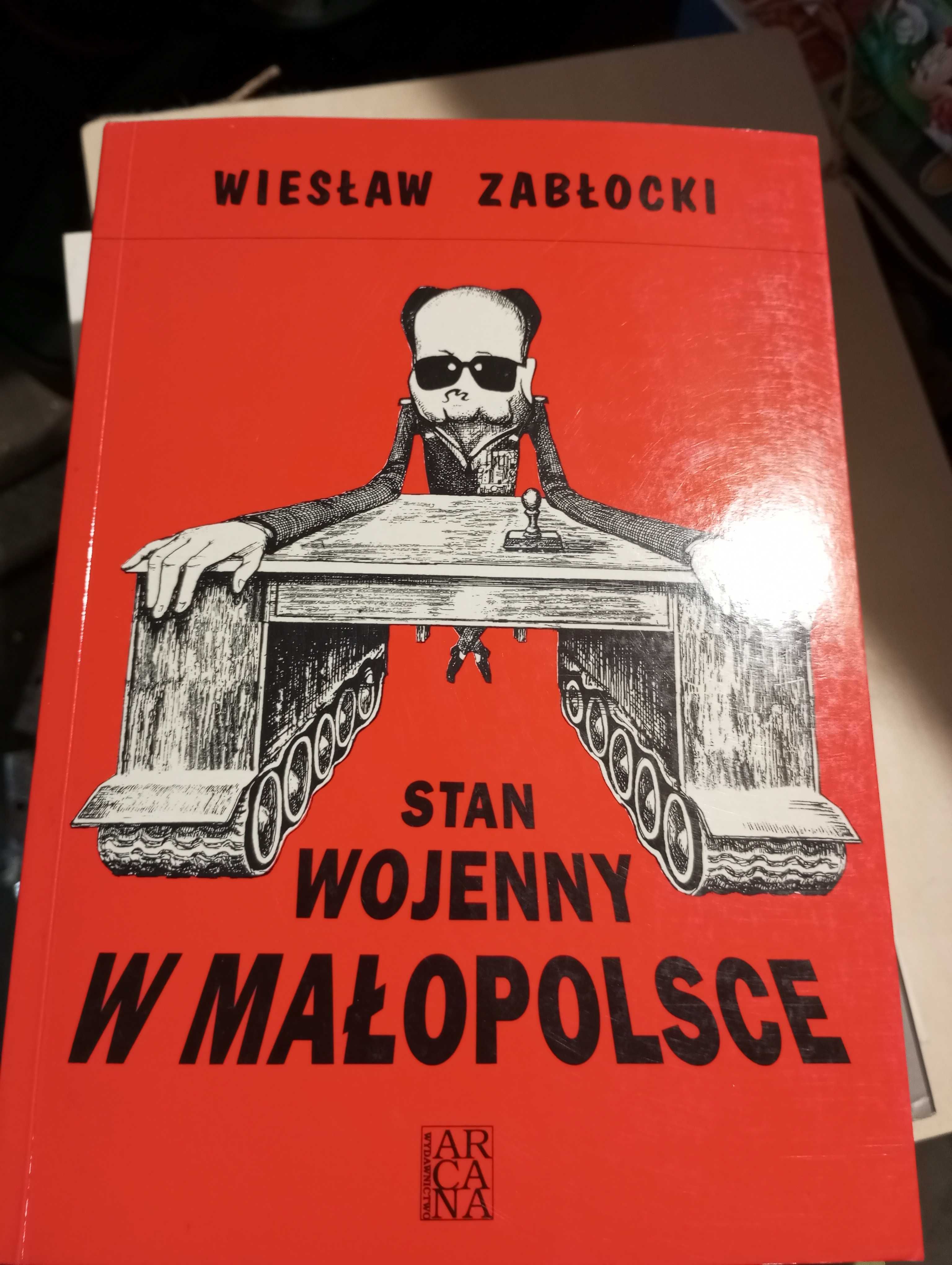 Książka stan wojenny w Małopolsce.