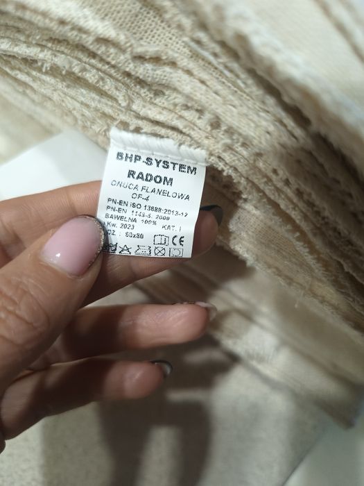 Onuce flanelowe górnicze bawełniane 60x80 7szt