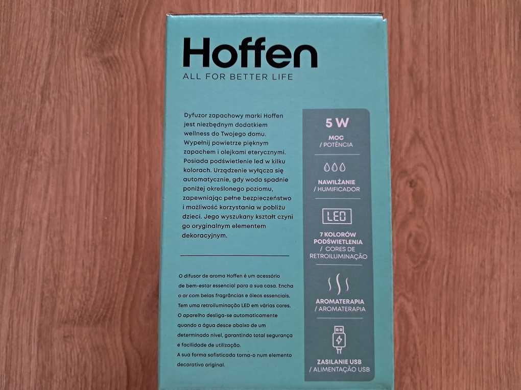 Dyfuzor zapachowy HOFFEN 5W 7 kolorów nowy