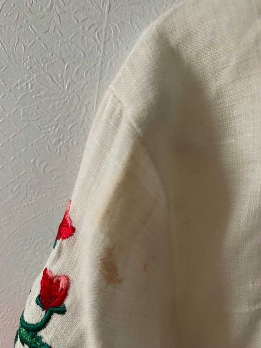 вишиванка льон яскрава вишивка