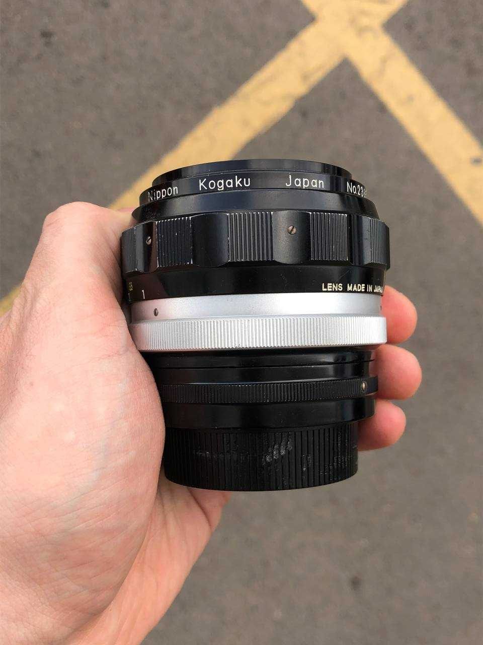 Обєктив Nikkor-H 85mm f1.8 Non-Ai Nippon Kogaku