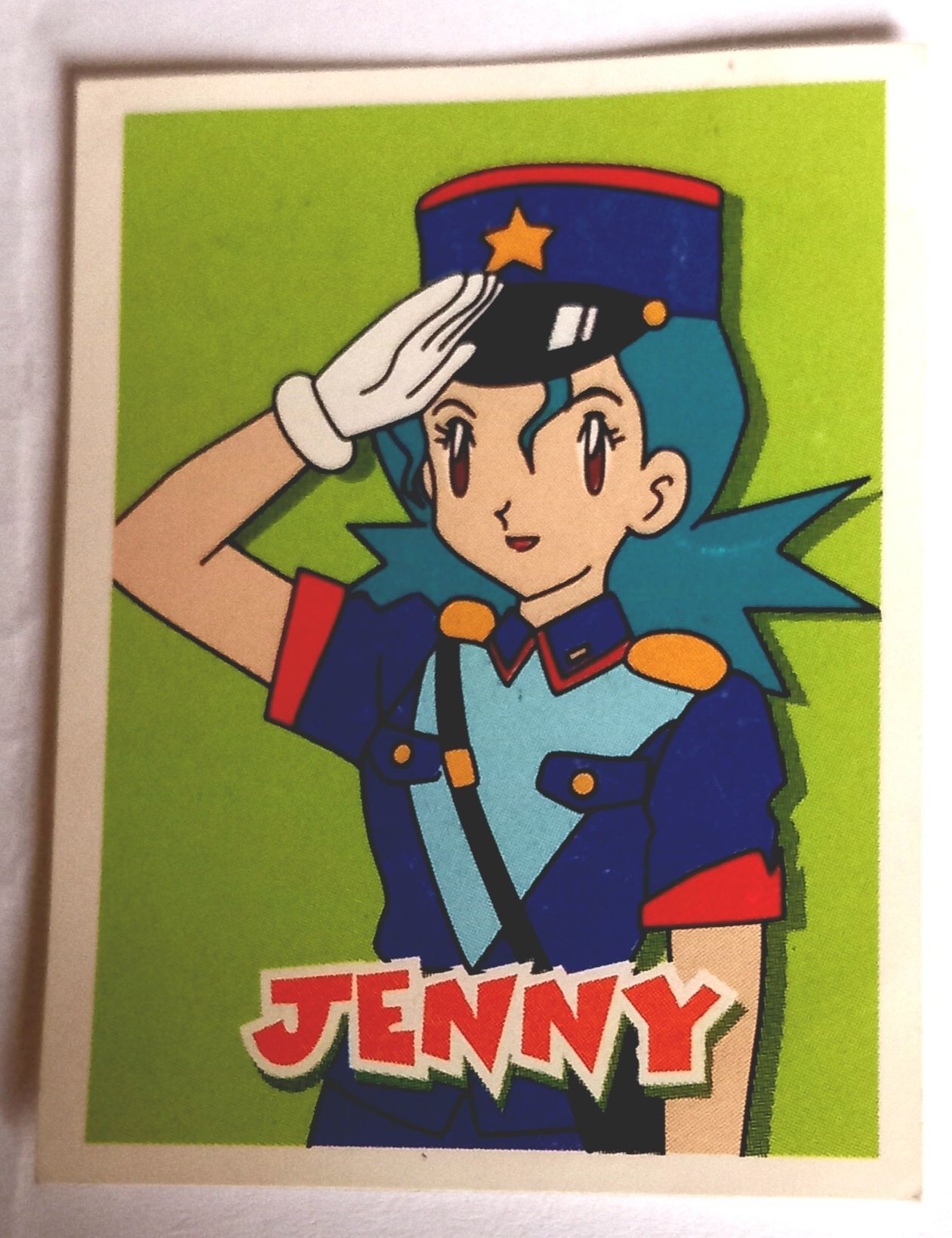 Oryginalna naklejka pokemon chipita chipicao trenerzy JENNY  REWERS
