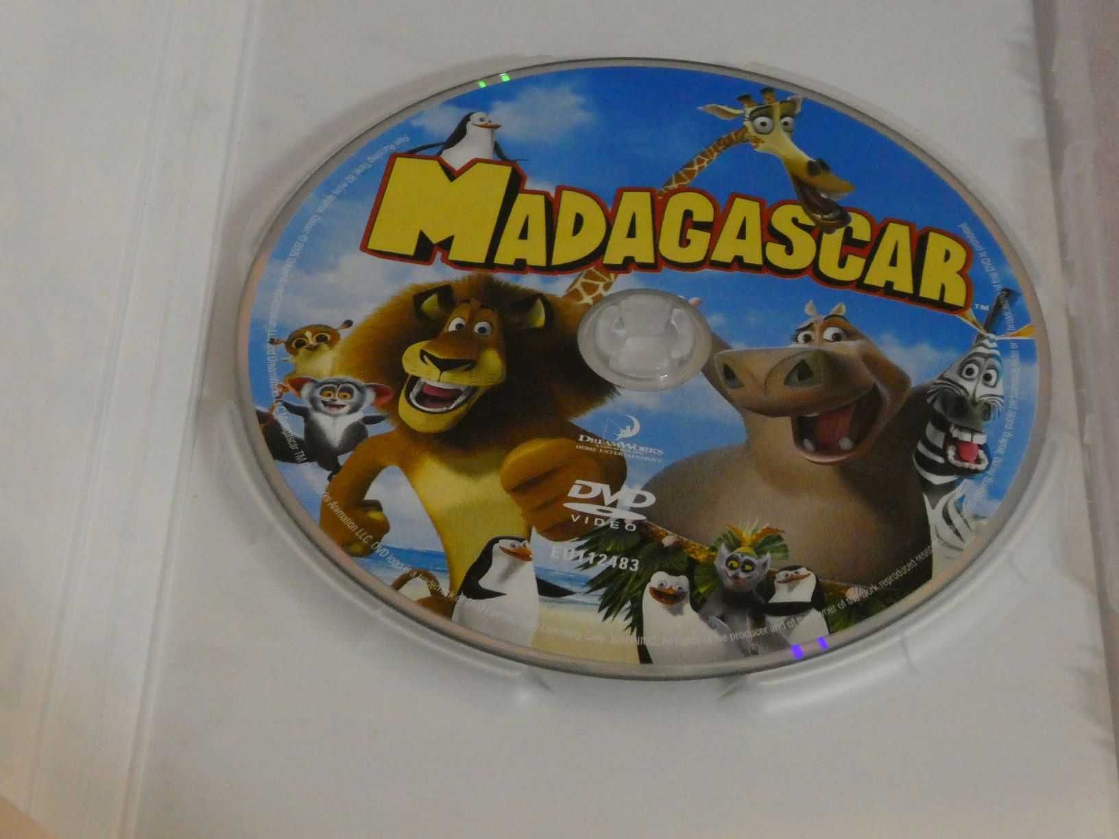 Bajki dla dzieci: Madagaskar - książka i płyta (komplet)