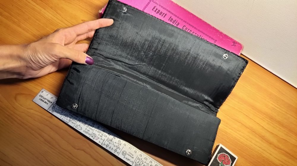 бархатный клатч.Индия