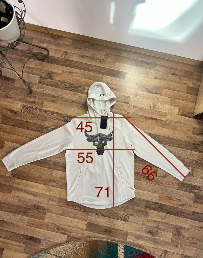 Under armour Project Rock original батнік кофта худі мастіка