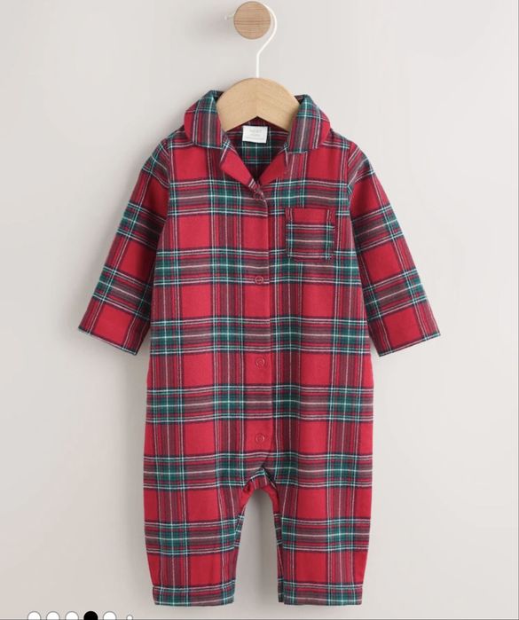 Next Червоний в клітинку тартан - Сімейні різдвяні піжами