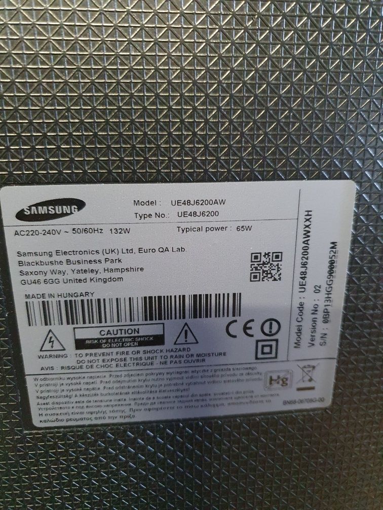 Płyta zasilająca t-con telewizor Samsung