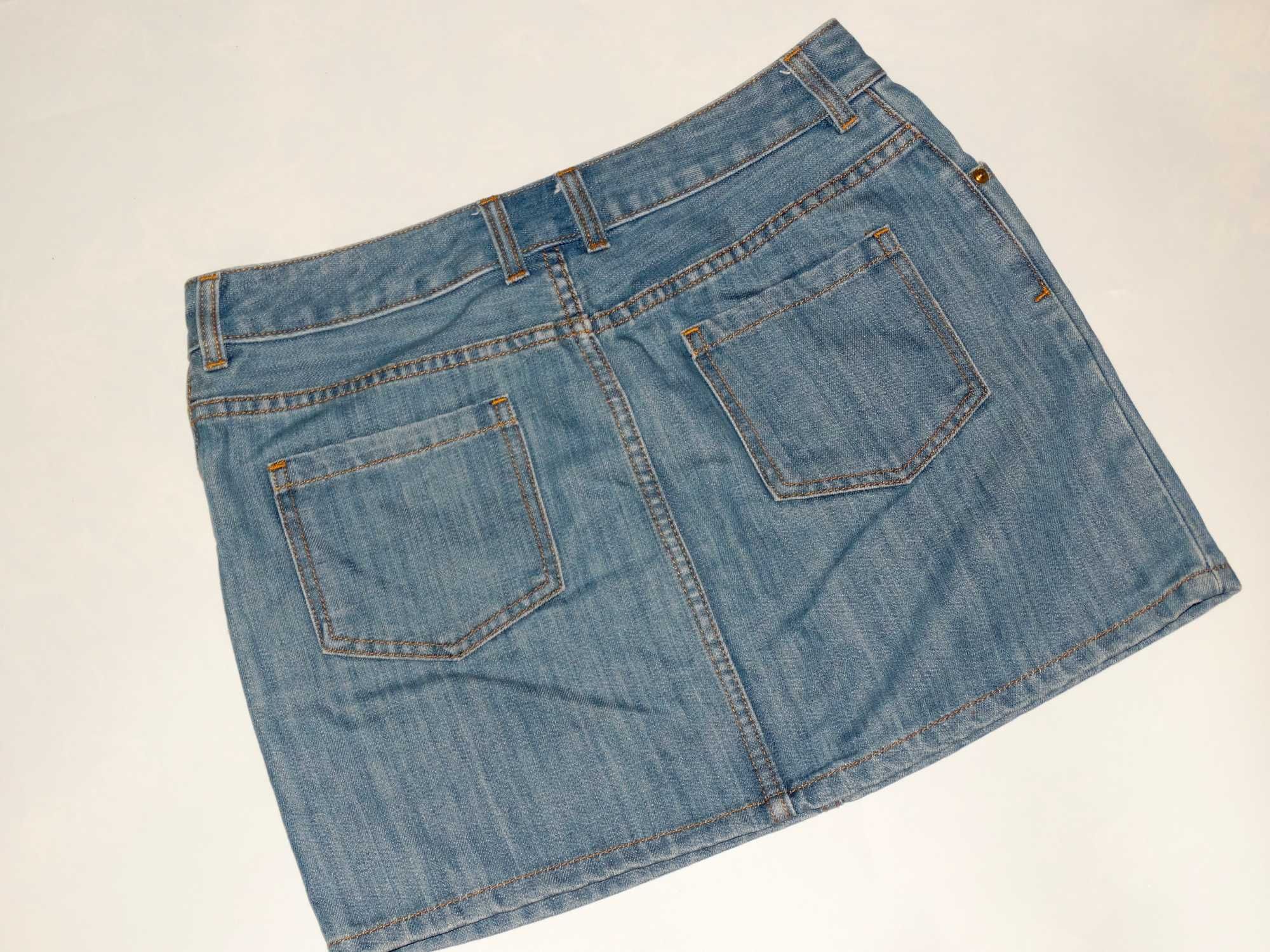 _H&M_Rewelacyjna jeansowa -spódnica do pracy_R.38_