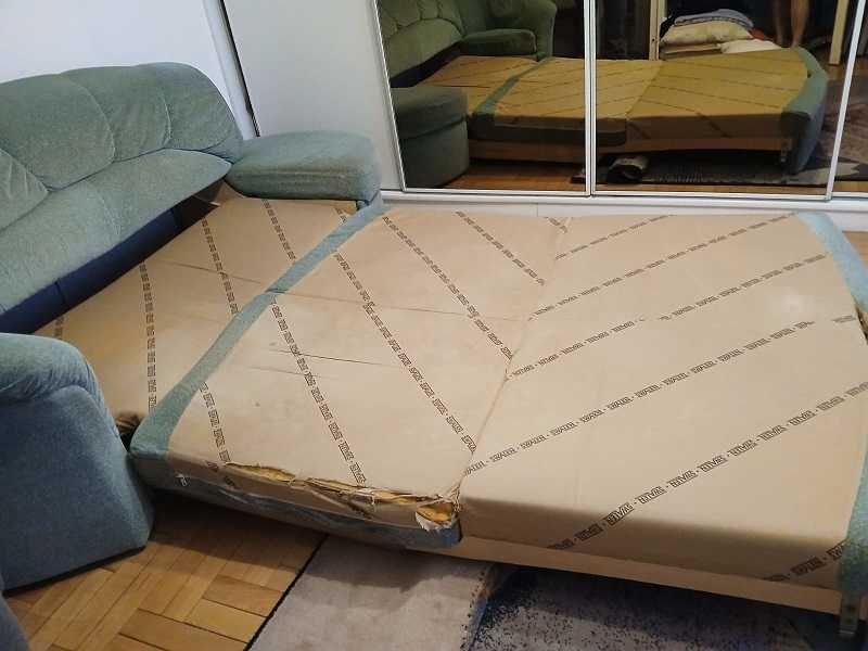 sofa rozkładana z funkcją spania