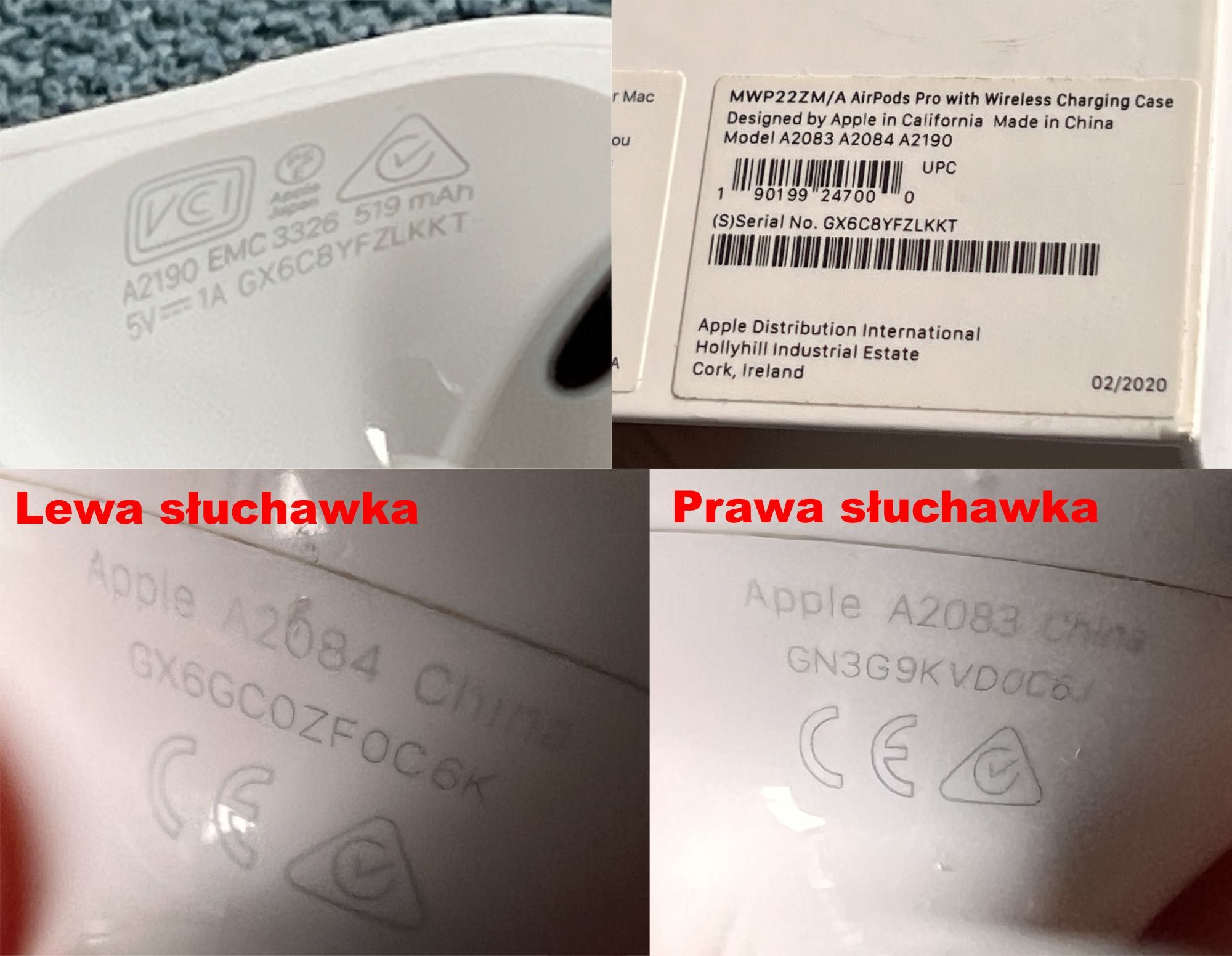AirPods Pro 1. generacji – Wireless Charging Case – Kraków Podgórze