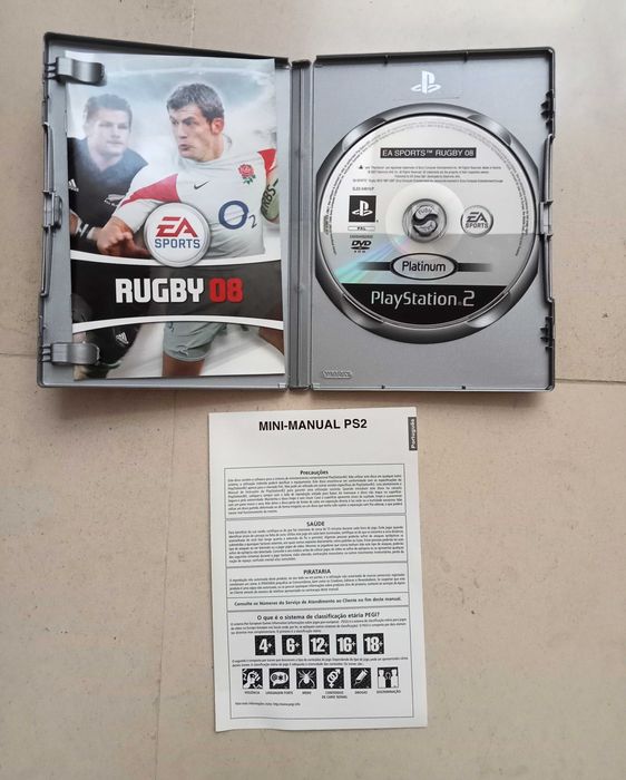 Jogo Rugby 08 para PS 2